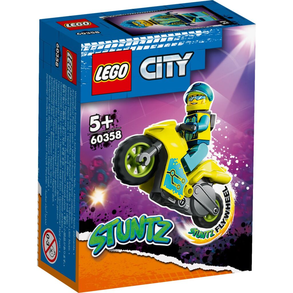 Lego city 60358 stuntz cyberstuntcykel