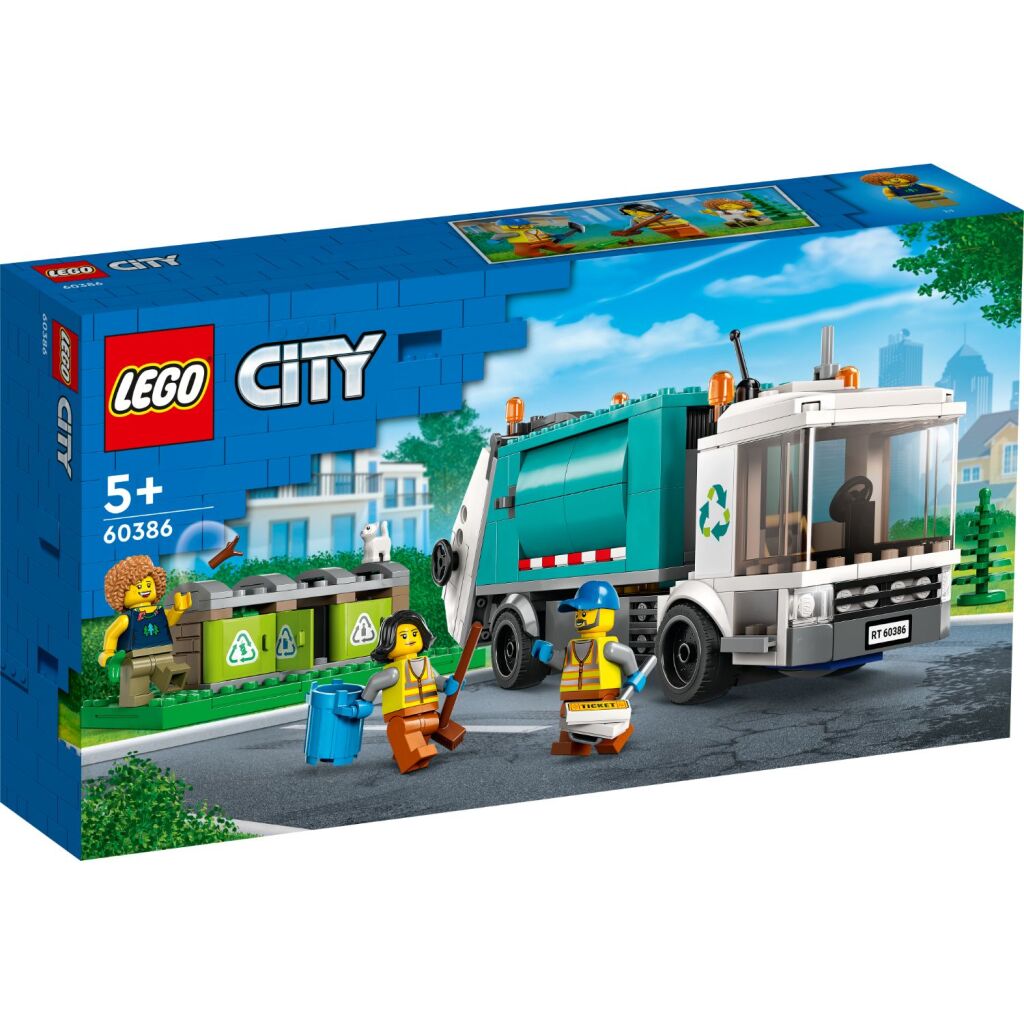 LEGO CITY 60386 genanvendelse af lastbil