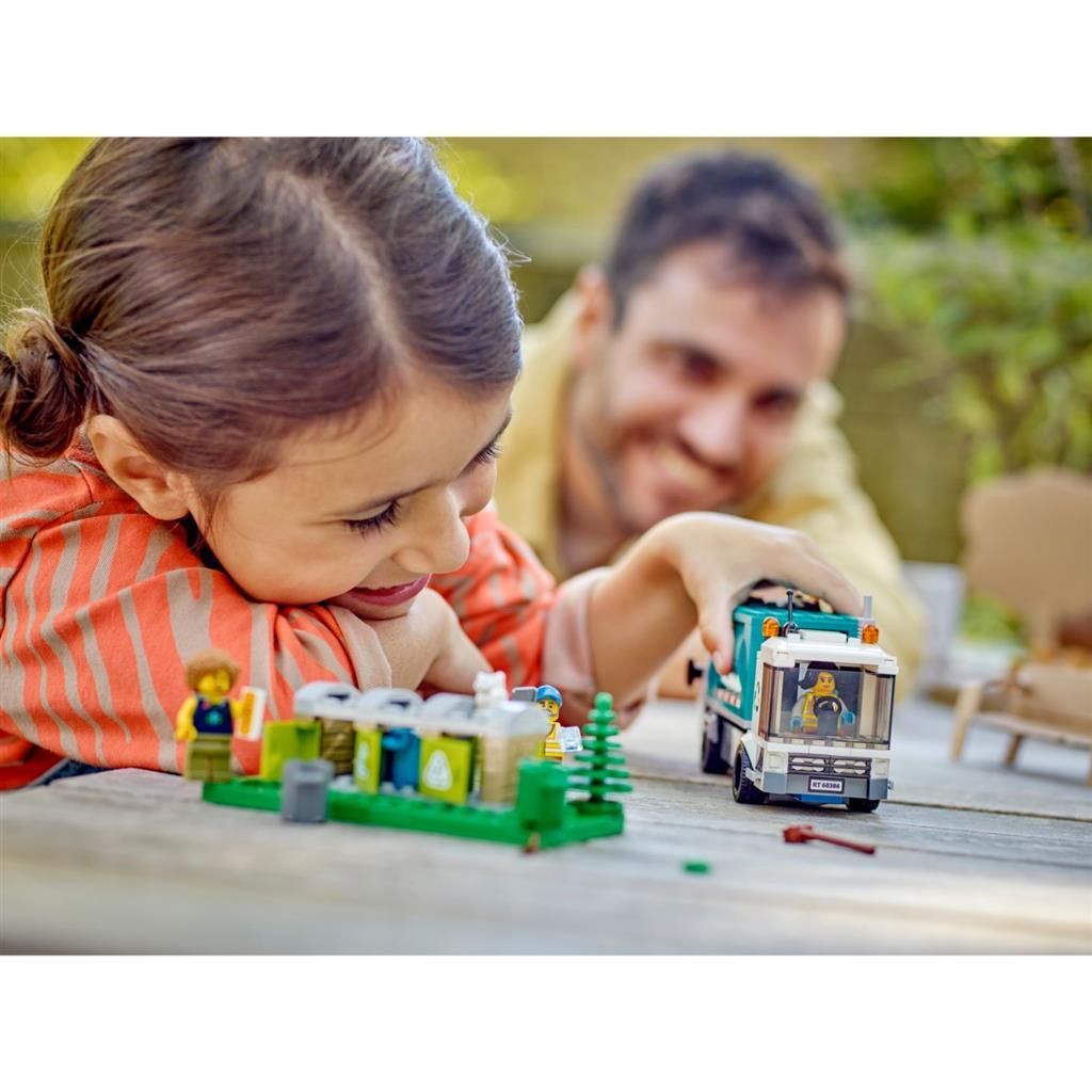 LEGO CITY 60386 genanvendelse af lastbil
