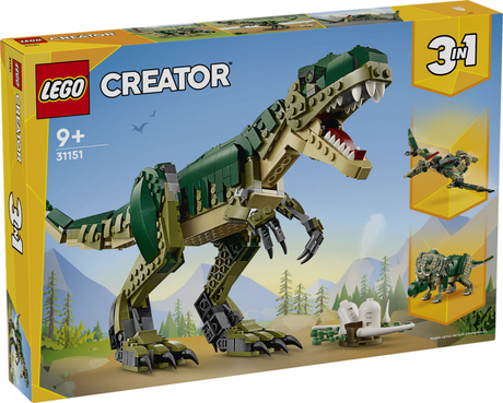 Lego Creator 3i1 t. rex, dinosaur 31151