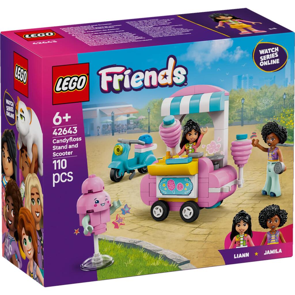 Lego friends 42643 candy stativ og scooter