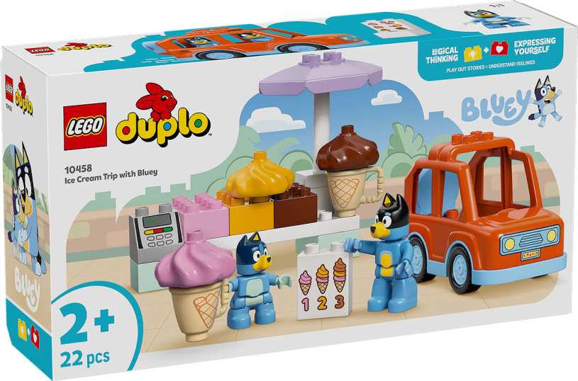 Lego ® duplo® bluey få en is med bluey - 10458
