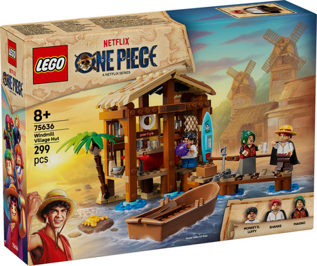 Lego ® hytte i ét stykke i vindmøllelandsbybyggesæt - 75636