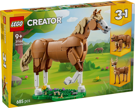 Lego ® creator 3i1 smuk hest, dyrebyggesæt - 31166