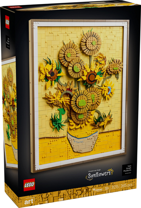 Lego kunst 31215 Vincent Van Gogh - Solsikker