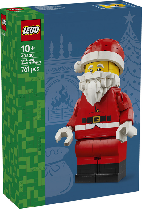 Lego iconic grote minifiguur van de kerstman