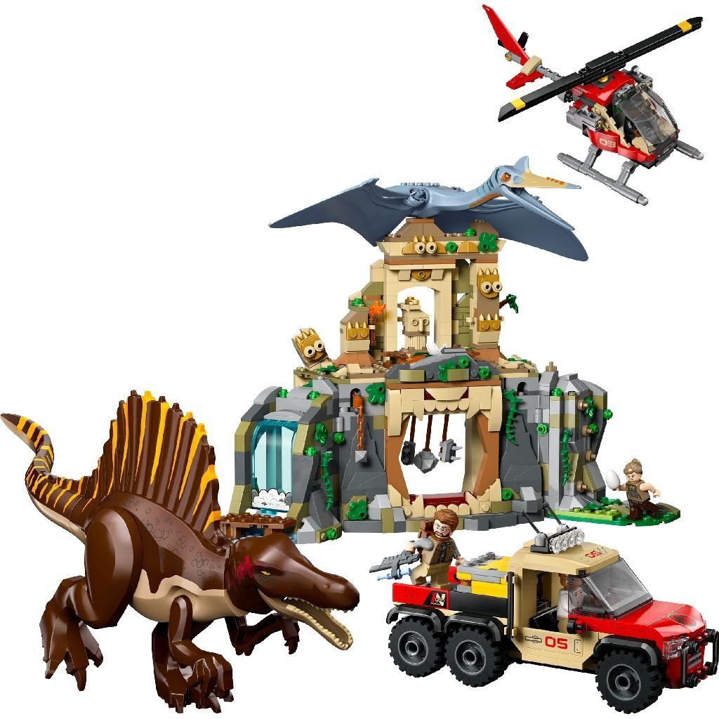 Lego jurassic world 76976 spinosaurus og quetzalcoatlus luftmission
