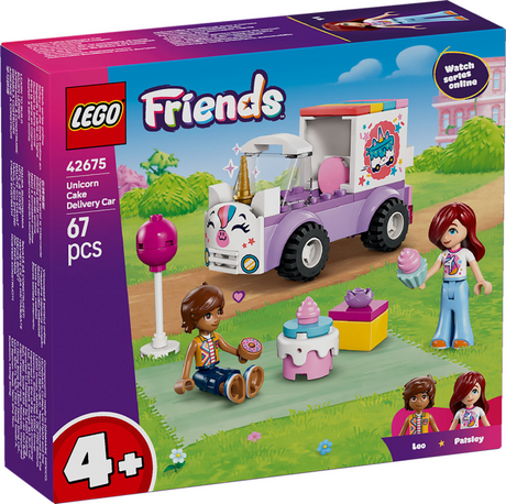 Lego friends 42675 enhjørning kage leveringsbil