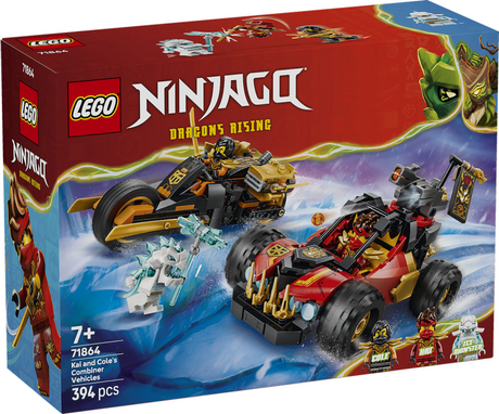 Lego ninjago 71864 kai og coles kombinationskøretøjer