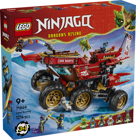 Lego ninjago land bounty byggesæt med lastbillegetøj til børn 71869