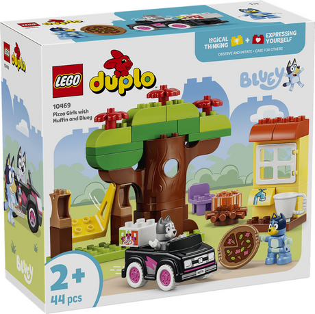 Lego 10469 duplo blå pizzapiger med muffin og blå