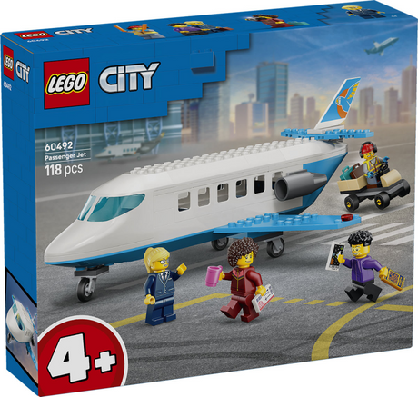 Lego city passagerfly legetøj til børn fra 4 år og opefter 60492