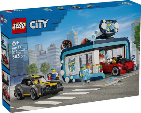 Lego city bilvask byggesæt til børn fra 6 år 60497