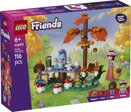 Lego friends teselskab i skoven legetøj til børn og vuggestue dekoration 42690