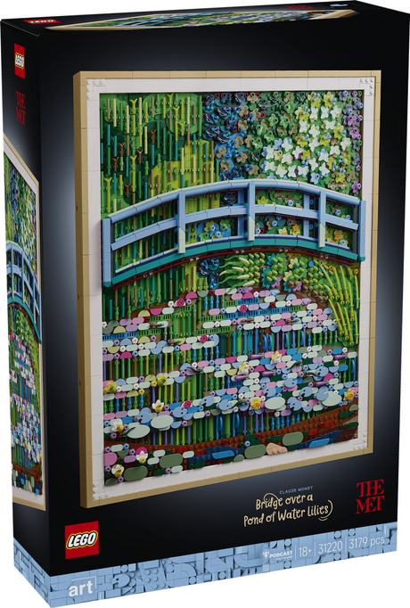 Lego® Art Claude Monet – Bro over en dam med åkander 31220