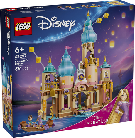 Lego ǀ disney prinsesse rapunzels slot bygbart legetøj til børn og dekoration 43297