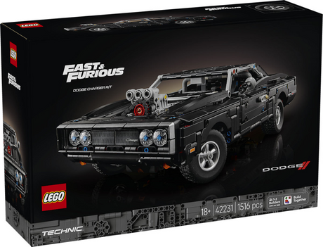 Lego Technic Fast and Furious Dodge Charger R T bilbyggesæt til voksne 42231