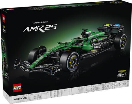 Lego technic aston martin aramco amr25 f1 bil