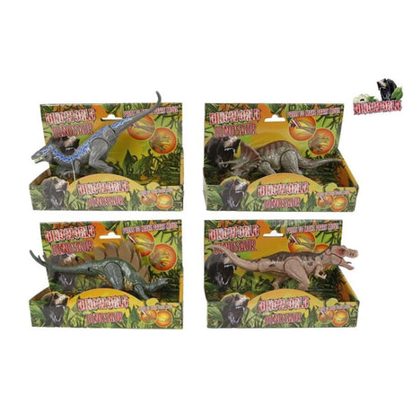 Dinoworld dinosaur med bevægelige dele 17-19cm