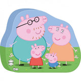 Puslespil peppa pig familie. 24 stk. 3+