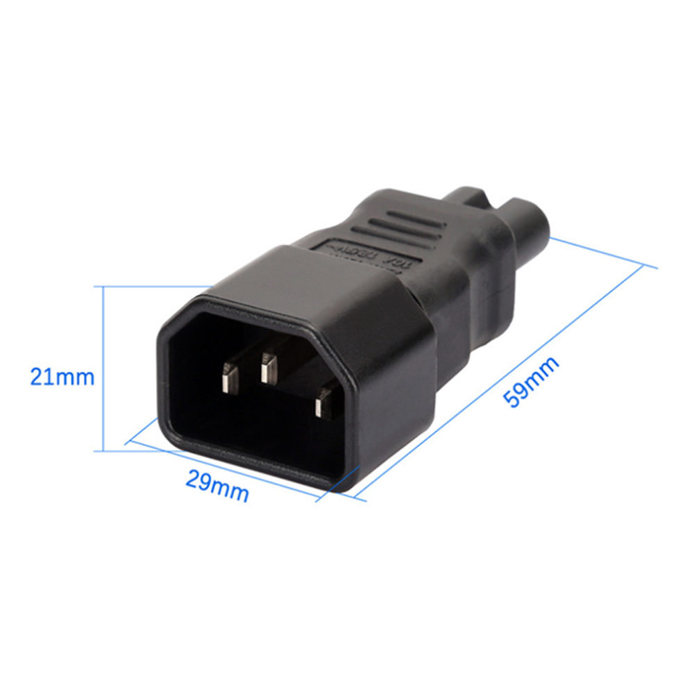 Studioking adapter sæt pca-c7a til c7 til c14 strømkabler