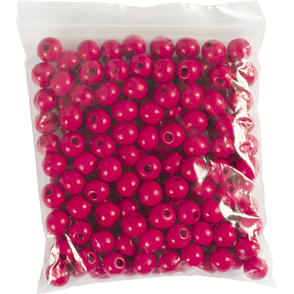 Https: www.cchobby.nl træ-perler-d-10-mm-hul-størrelse-3-mm-pink-175-piece-50-gr-1-box