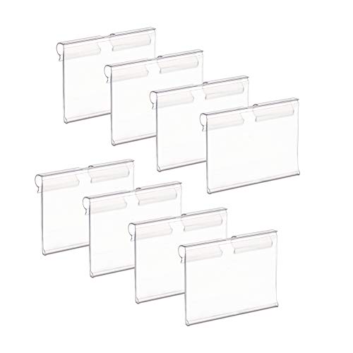Pris skjold plast transparent, 52xh26mm