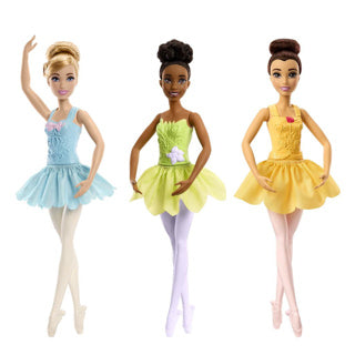 Mattel disney prinsesse dukke ballerina 3 assorteret