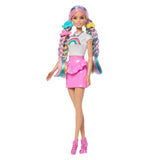 Barbie fab regnbue gnistre hår leg