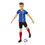 Barbie og ken fodbold blå | 6 stk