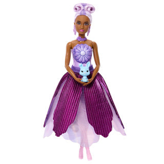 Barbie afslører kronbladsdukke lilla tusindfryd