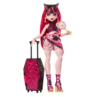 Monster high skulltimate hemmeligheder - draculaura oasis - mode dukke
