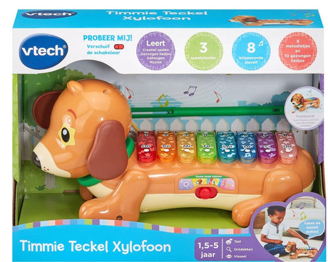 Vtech Timmie Gravhund xylofon med lys og lyd