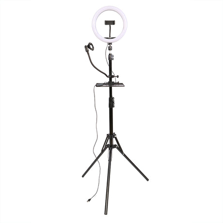 Studioking LED vlog sæt sk-k190 med ringlampe og mikrofonholder