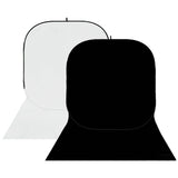 Studioking baggrundstavle bbt-01-20 hvid sort 400x150 cm