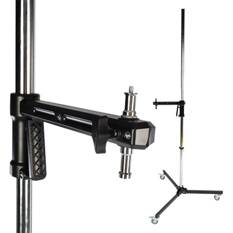 Studioking heavy duty lampestander på hjul fpt-3604 220 cm