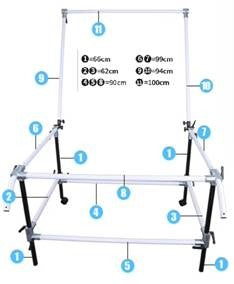 Studioking optagebord fst-13240 130x240 cm