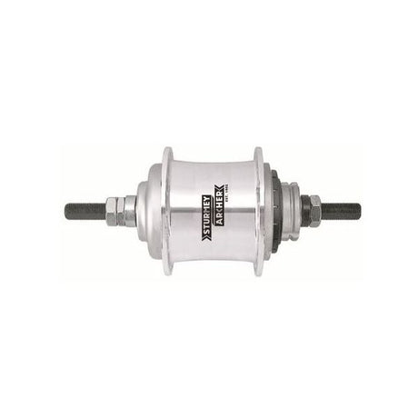Gear Hub Sturmey Archer S -RF3 3 Speed ​​Vrijloop - 36 huller - sølv