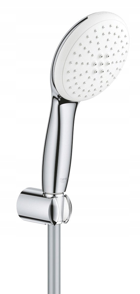 Grohe tempesta 110 håndbrusersæt - ø11cm - 2 stråletyper - 5,6l min - ikke justerbar - 125cm - krom