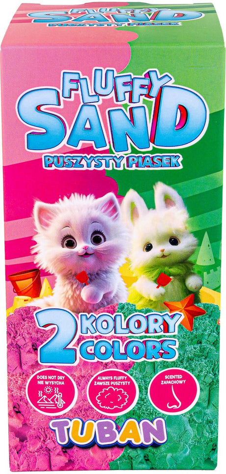 Tuban sand luftigt sand | lyserød grøn 2 x 70 g