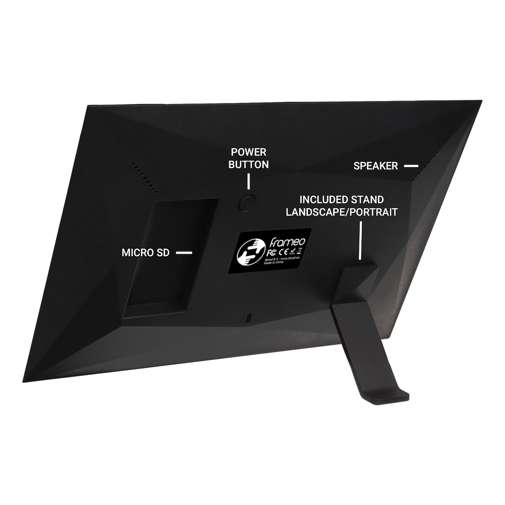 Benel Frameo digital fotoramme HF-101b sort 10,1 tommer