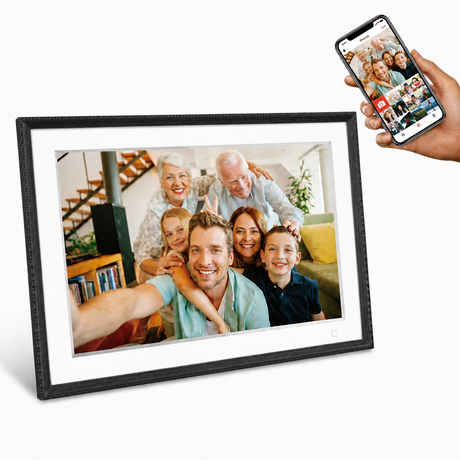 Benel Frameo digital fotoramme HF-109t sort 10,1 tommer med lysramme