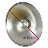 Studioking skønhedsfad sølv sk-bd420 42 cm med honeycomb