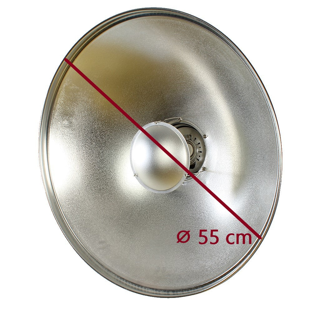 Studioking skønhedsfad sølv sk-bd550 55 cm med honeycomb