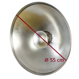 Studioking skønhedsfad sølv sk-bd550 55 cm med honeycomb
