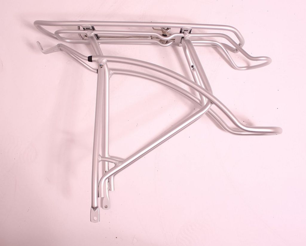 Batavus bærer bag ml+hul+kl satin sølv