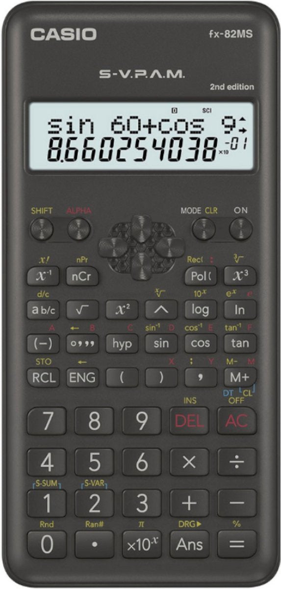 Casio fx-82ms-2 - videnskabelig lommeregner