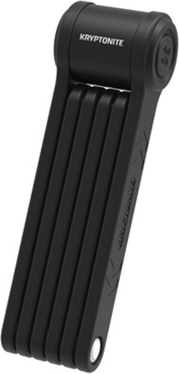 Kryptonite foldelås med holder kryptolok 100 cm stål sort
