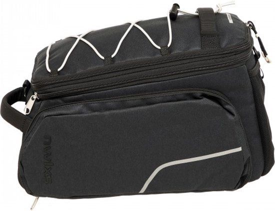 Sports Trunkbag Racktime 2 - Vandafvisende polyester - 31L - Sort Grå