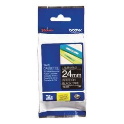 Etikettape brother tze355 24mmx8m hvid sort